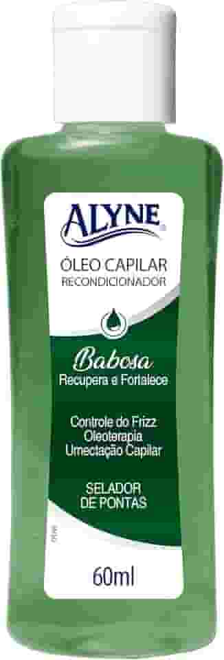 Alyne, Óleo Capilar, Recondicionador, Aroma Babosa, 60 ml, Verde
