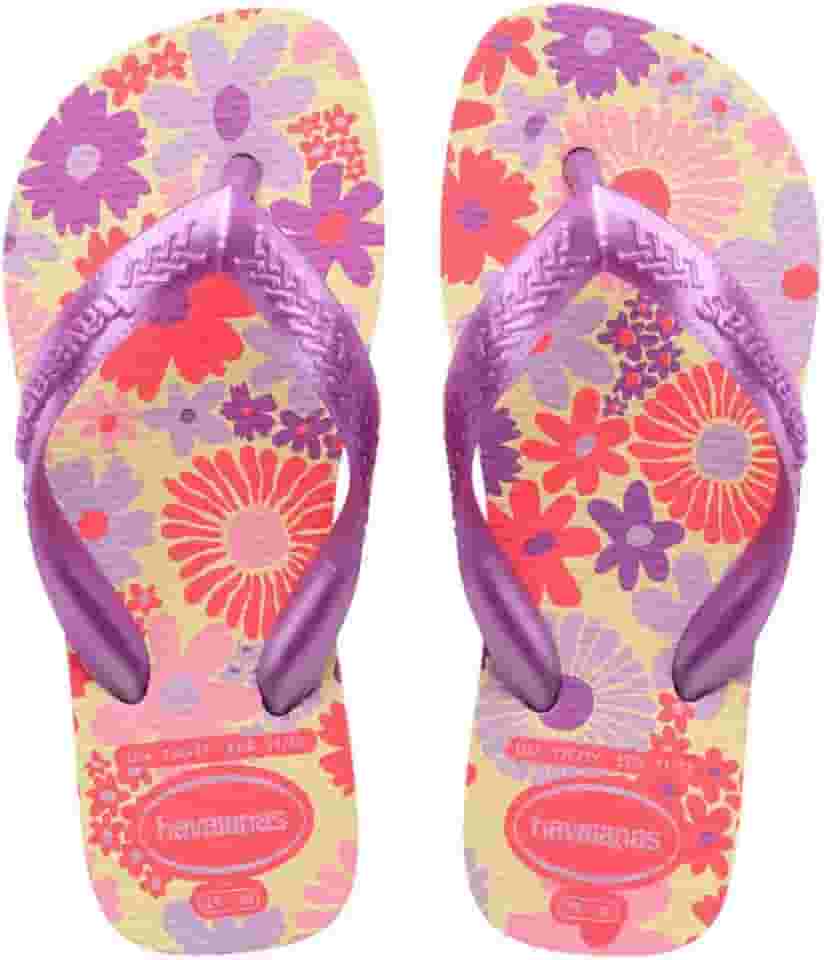 Chinelo Havaianas Infantil Flores Feminino