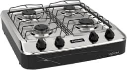 Fogão 4B Laguna Mesa, Inox - 0104001457, Preto, Esmaltec