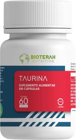 Taurina 60CAPS BIOTERAH - 1000mg por Dose Suplemento Alimentar Auxilio Treino