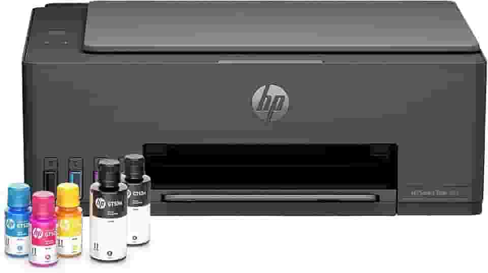 Impressora Multifuncional HP Smart Tank 581 Tanque de Tinta Colorida Wi-Fi com autorreparo, USB - Impressora, Copiadora e Scanner Cor: Cinza Chumbo (4A8D5A)