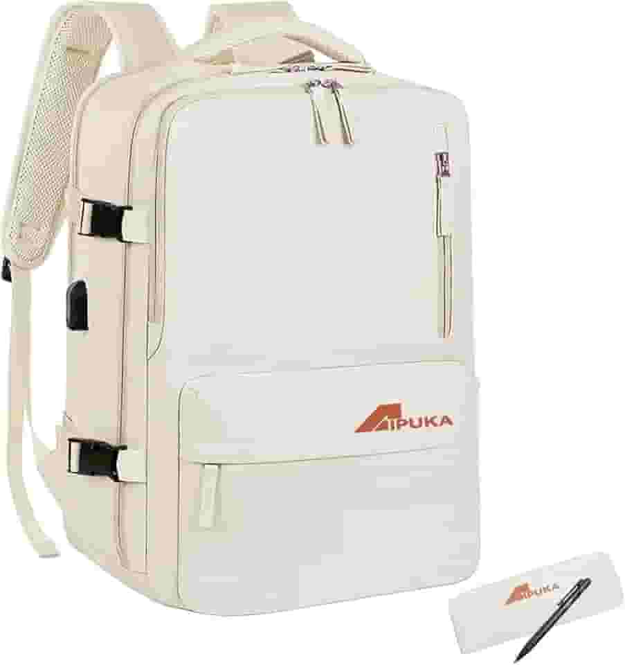 Mochila de Viagem Grande, Mochila para Laptop Feminina ImpermeáVel para Fazer Trilha E Esportes Ao Ar Livre Mochila Escolar Com Porta de Carregamento Usb Compartimento para Sapatos