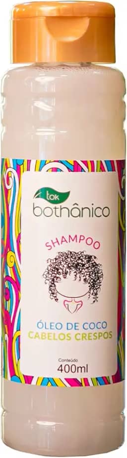 Tok Bothânico Sh. Cabelos Crespos Óleo De Coco 400Ml