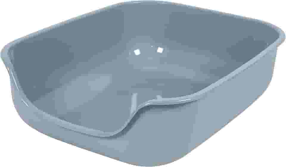 Pet Games Caixona De Areia Cinza - Bandeja Higiênica Para Gatos Tamanho:Extra Grande