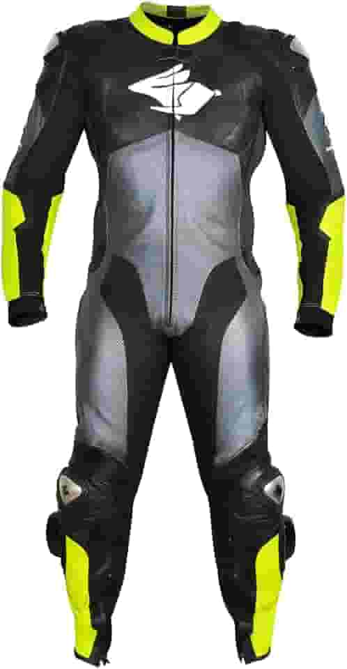 Macacão de Couro Motociclista RUSH - Racing Rabbit (56)