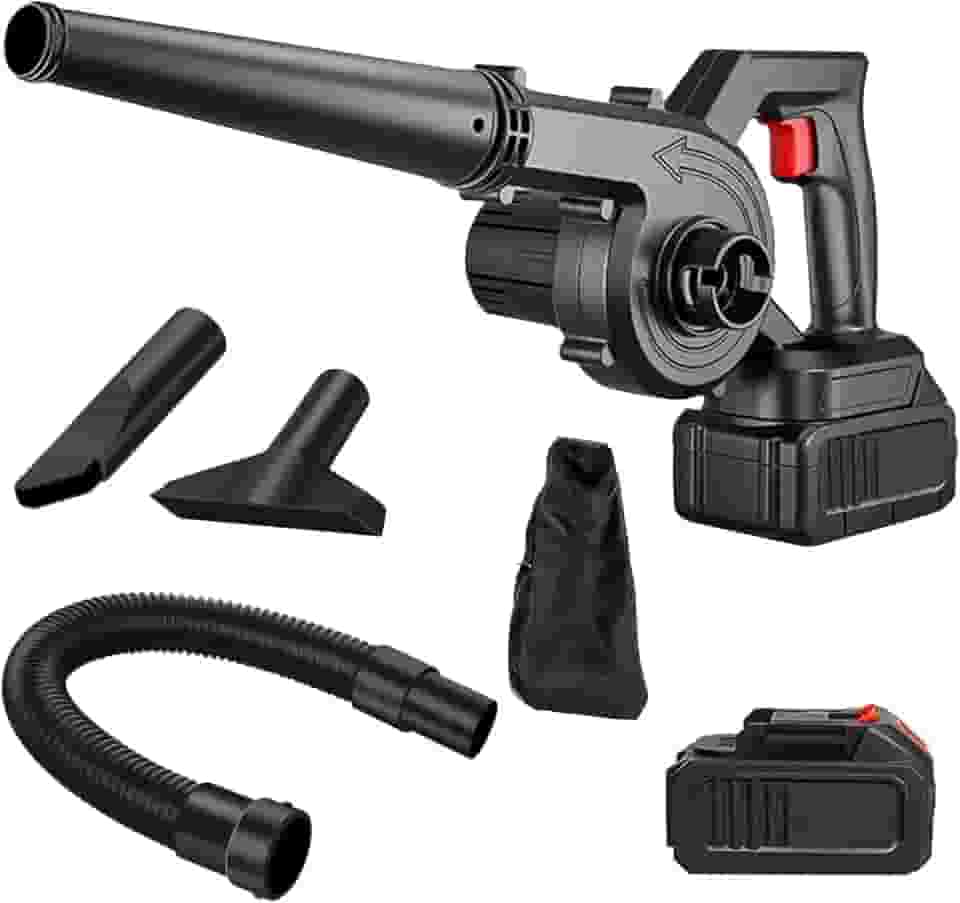 Abacafly Soprador de Ar, Soprador de Folhas a Bateria, Soprador Portatil, Aspirador Veicular, Aspirador portatil Sem fio