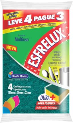 Esponja Esfrelux Leve 4 Pague 3