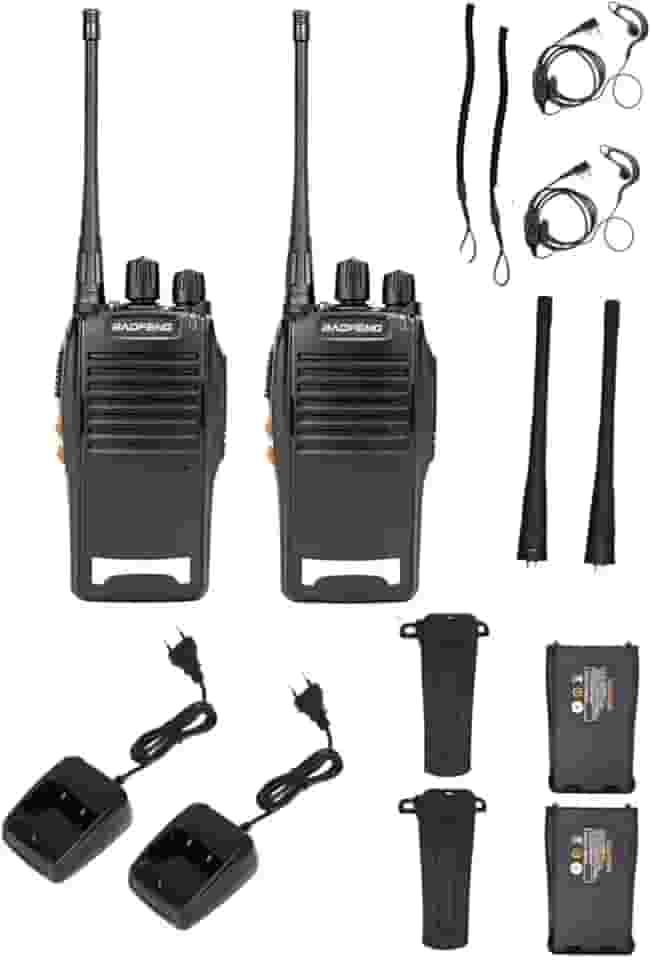 Kit 2 Rádios Comunicadores 16 Canais 12 Km