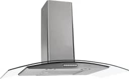 New Order 50051030 Coifa Fogatti Vidro Curvo Duto Slim 220 V, Inox, 90cm