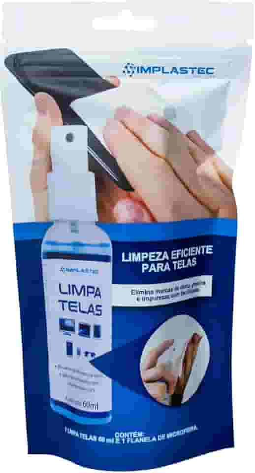Limpa Telas com Flanela Clean Incolor Implastec