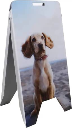 Cavalete Promocional Letreiro em PS 26x50 cm PDV Calçada