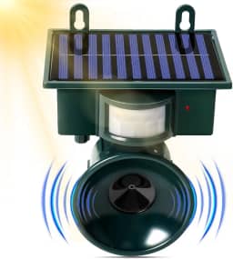 Espanta Pombo, Repelente Ultrassonico, Repelente Solar Ultrassônico de Insetos, Repelente de Animais Ao Ar Livre, Repelente Ultrassônico para Pássaros