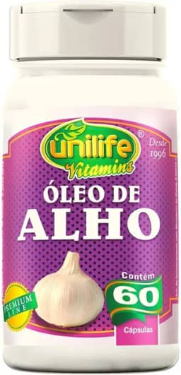 Óleo de alho - 60 cápsulas