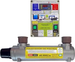 AQUECEDOR DE PISCINA AUTOMÁTICO 30.000 LITROS