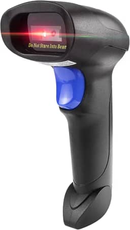 NetumScan Leitores de códigos QR sem fio para computadores, scanner de código de barras USB automático 2D 1D para loja, armazém POS