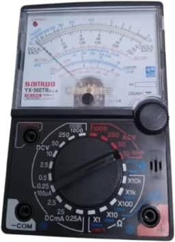 Multímetro Tipo Ponteiro samwa YX 360TRe-L-B, Multímetro Analógico Industrial de Alta Precisão para Reparos Elétricos