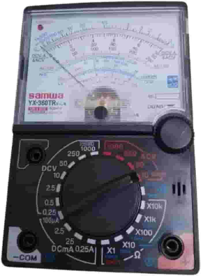 Multímetro Tipo Ponteiro samwa YX 360TRe-L-B, Multímetro Analógico Industrial de Alta Precisão para Reparos Elétricos