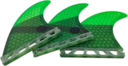 UPSURF Barbatana de prancha de surfe de aba única tamanho médio, G5 tri Fin