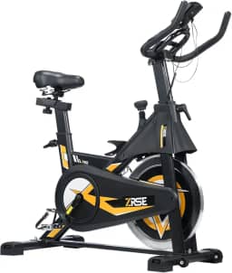 Resistência Magnética Bicicleta Ergométrica Spinning Bike Indoor com Ajuste de Resistência Monitor LCD e Assento Confortável 150kg