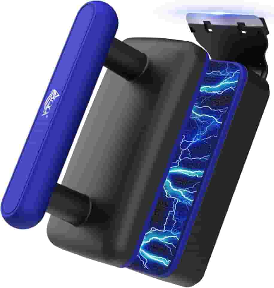 AQQA Limpador de vidro magnético para aquário de peixes, limpador de vidro raspador de algas de lâminas duplas, escova magnética flutuante de dois lados para aquário de vidro espesso de 0,4 a 2,5 cm