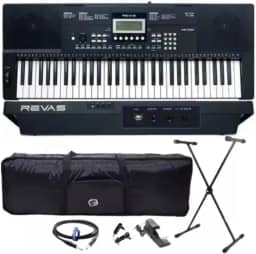 Teclado Roland Revas Kb-330 Capa Fonte Suporte Sustain com kit