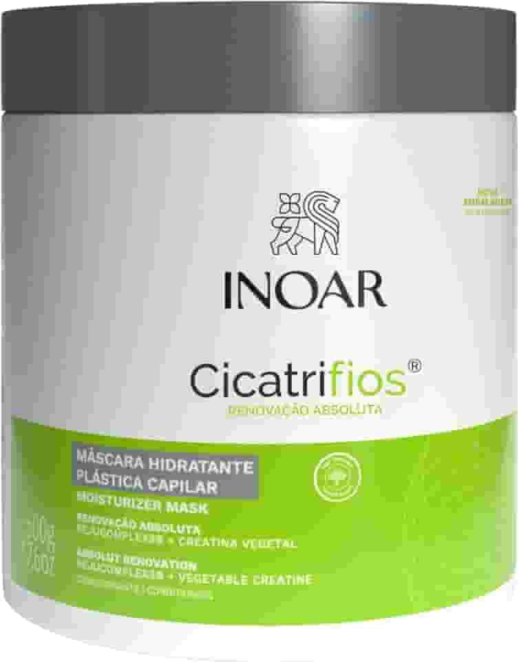 Inoar, Máscara Capilar CicatriFios – Hidratação, Brilho Intenso, Antifrizz e Recuperação dos Fios com Rejucomplex3-500g