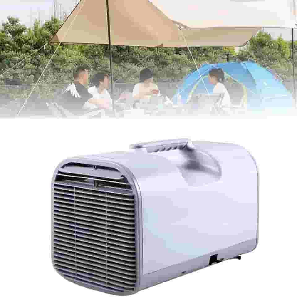 Ar Condicionado Ao Ar Livre, Ar Condicionado De Acampamento De 400 W, Controle Remoto Inteligente E Painel, Ar Condicionado Móvel Ar Condicionado Portátil De Drenagem Livre Para Viagens De
