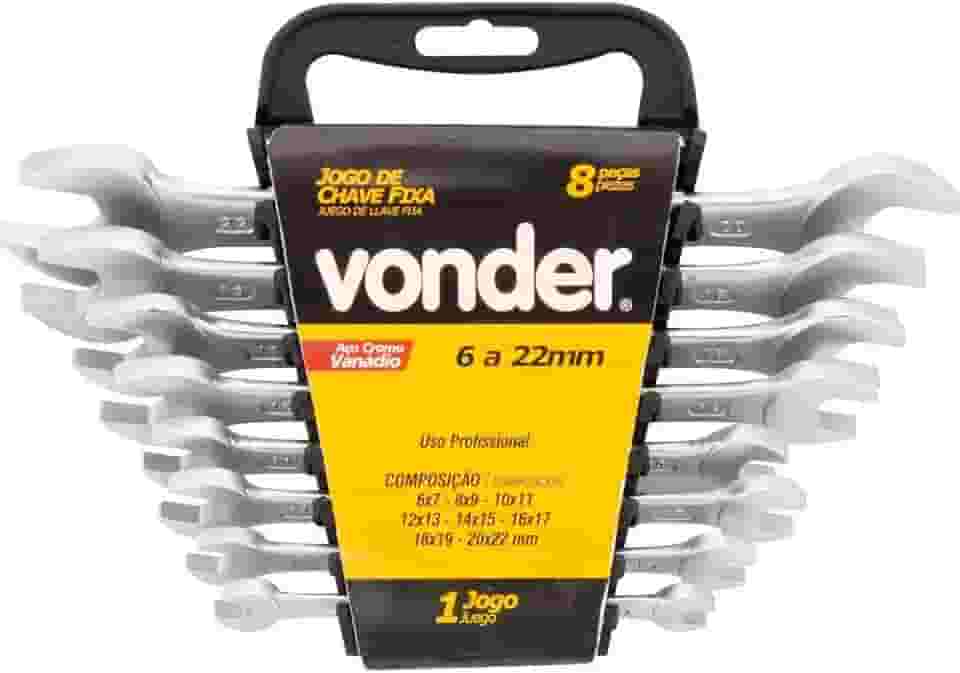 Vonder, Jogo De Chaves Fixas, Com Suporte Plástico, 6 Mm A 17 Mm.