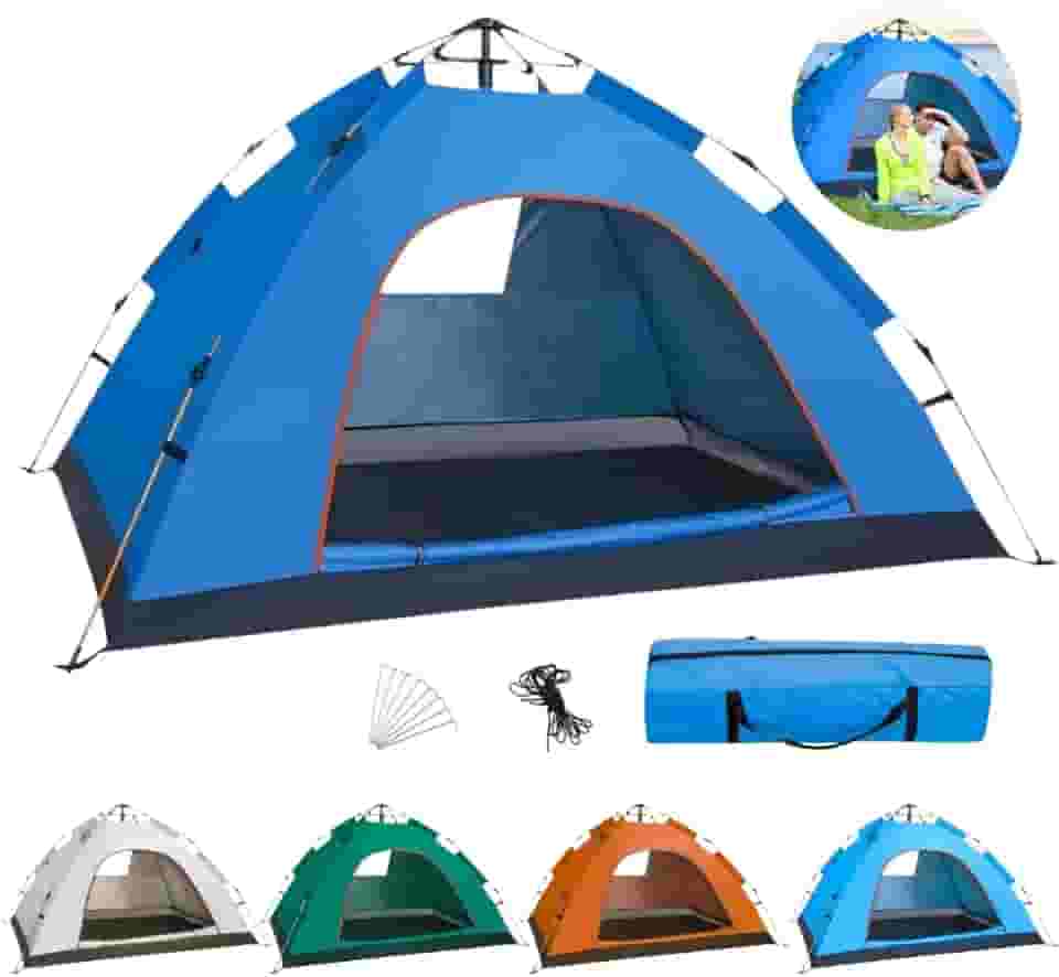 Barraca Camping 4 Pessoas Monta Sozinha Automática Dobrável Bolsa