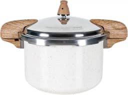 Brinox - Panela de Pressão Antiaderente com Fundo de Indução 5,4L - Vanilla