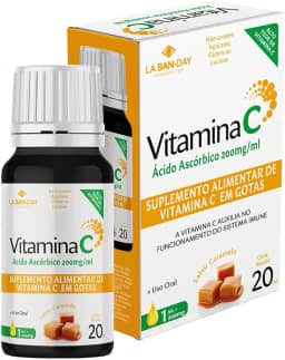 Vitamina C 20ml - Sabor Caramelo