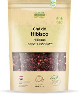 Chá de Hibisco, Flores Selecionadas, Importado do Egito, Medicina Natural, 100g