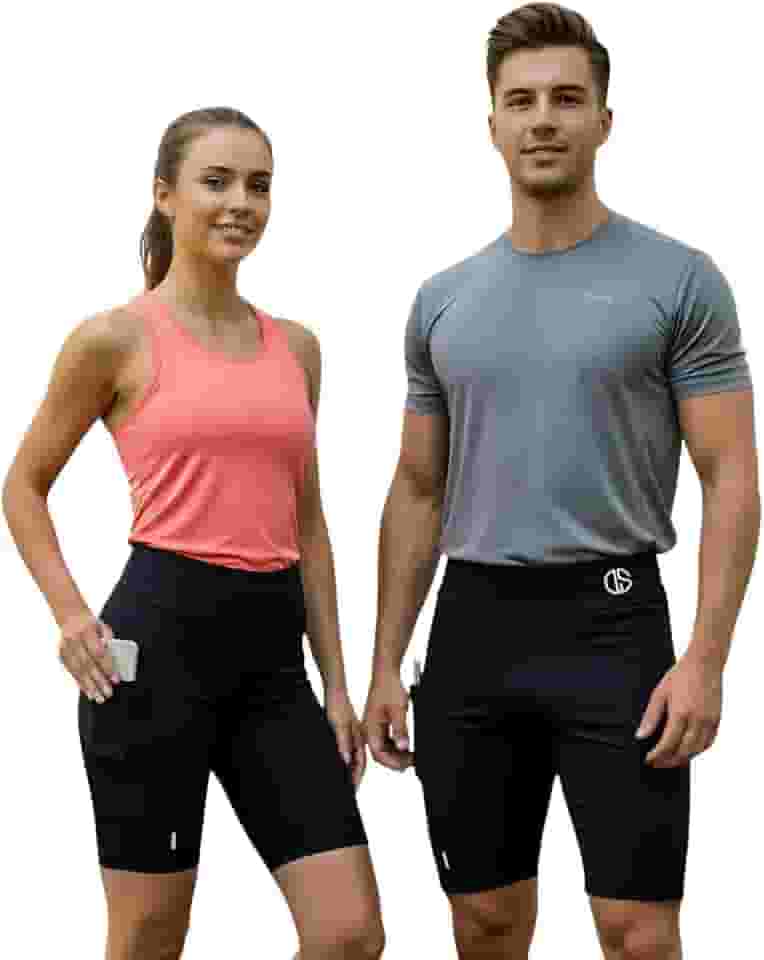 Bermuda térmica compressão Neoprene corrida natação | Shorts refletivo bolso masculino feminino |DEPARTAMENT STORE