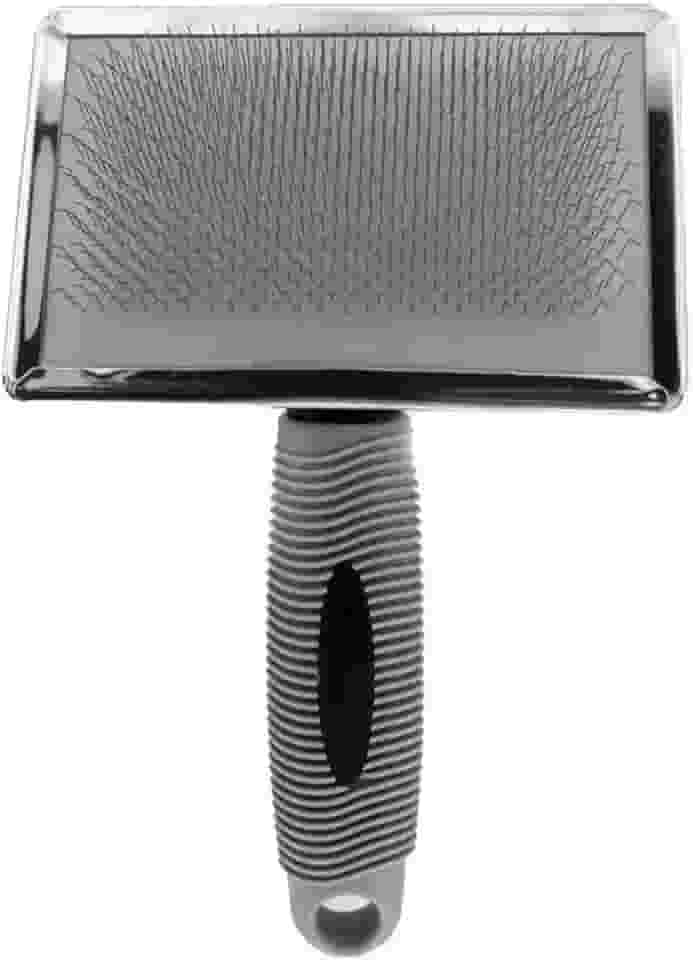 GermanHart Rasqueadeira Emborrachada Tamanho P para Cães, Pequeno, Cinza