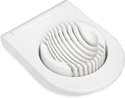 KitchenAid Cortador de ovo clássico com fios de aço inoxidável, 21 cm, branco