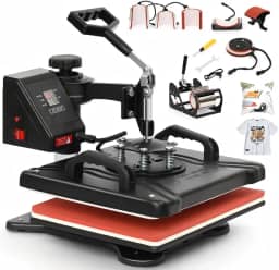 110V, Prensa Termica Sublimação 8 EM 1, Prensa Térmica Sublimação Máquinas de Prensa Térmica Transferência de Calor Por, Maquina de Estampar Camisetas, Prensa Termica para Camisetas Caneca Chapéu Placa