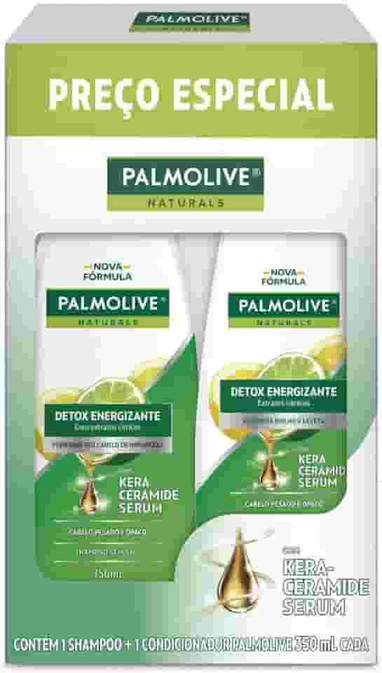 Kit Shampoo+Condicionador Palmolive 350Ml Detox, PALMOLIVE