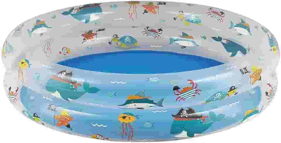 Mor - Banheira Estampada Fundo do Mar 90 Litros