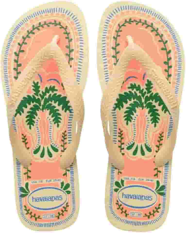 Chinelo Havaianas Top Summer Vibes Cor-Buttercream Tamanho 35-36
