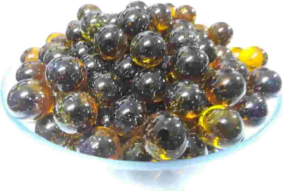 Bolinha Gude Lisa Comum Saco Com 200 Un Fubeca Bolita + Nf (MARROM)