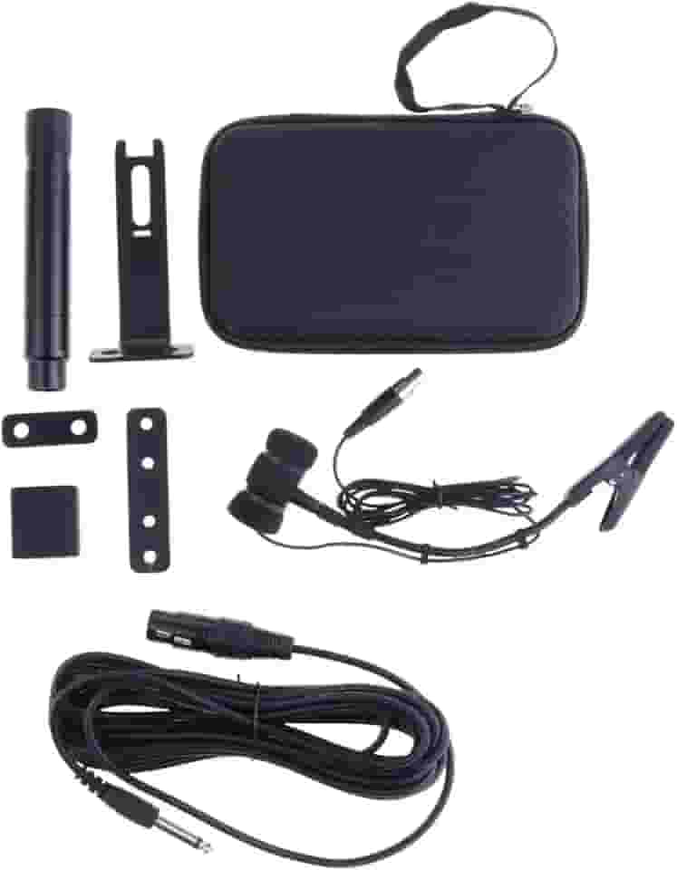 menolana Microfone com fio para instrumento musical, clipe em acessórios de instrumentos portáteis profissionais de microfone para reproduzir parte de, 4 Pinos para Cajon