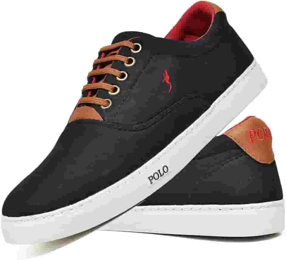 Sapatenis Masculino Casual Confortável e Macio, Polo Blu