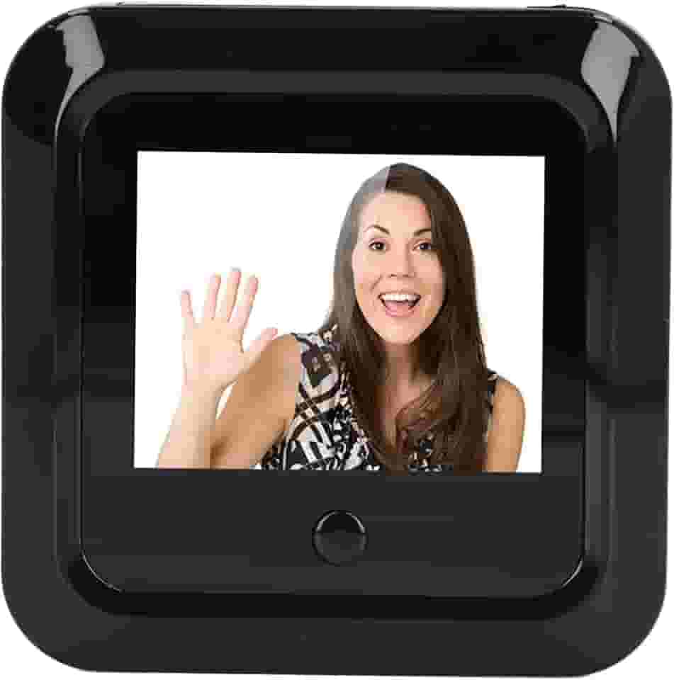 Visualizador Porta Digital, Campainha Eletrônica 2,4 Polegadas Câmera Olho Mágico 0,3 MP e 120 Graus Porta Olho Mágico Câmera Segurança Apartamento Porta Entrada Porta para Casa