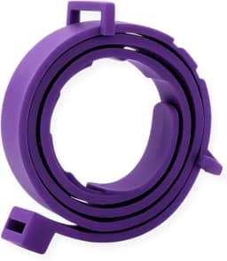 Coleira Antipulgas e Carrapatos para Cães e Gatos – Ajustável, Resistente à Água, Proteção 8 Meses, Ingredientes Naturais e Antialérgicos (Roxo, 38 CM)