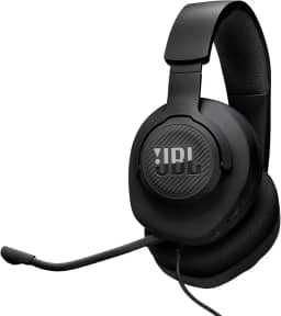 JBL, Fone de Ouvido Com Fio, Quantum 100M2, Headset Gamer, Over Ear, Microfone Removível - Preto
