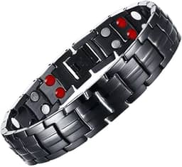 Pulseira Magnética Bioquantica Aço 316L Maior Resistência