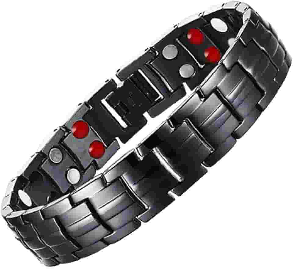 Pulseira Magnética Bioquantica Aço 316L Maior Resistência