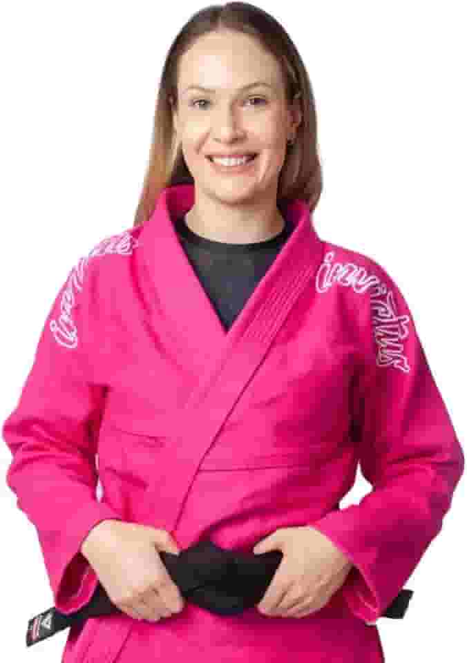 Kimono Jiu Jitsu Rosa Pink Adulto - Tamanho F3