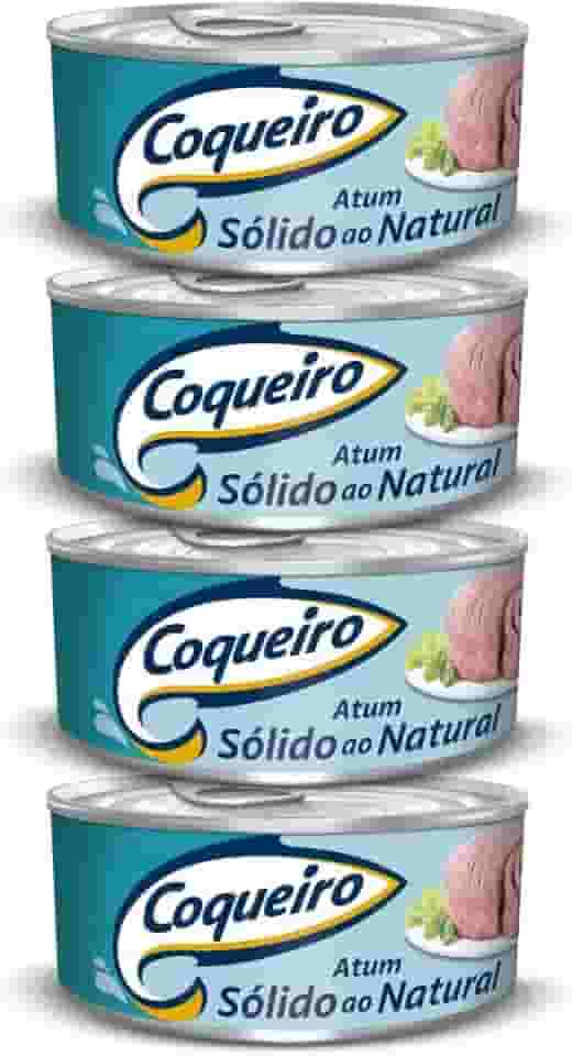 Atum Coqueiro Sólido ao Natural 4 Ltas 170g