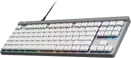 Teclado Mecânico Gamer Logitech G515 com Design TKL, RGB LIGHTSYNC e Switch GL Brown Tactile - Branco